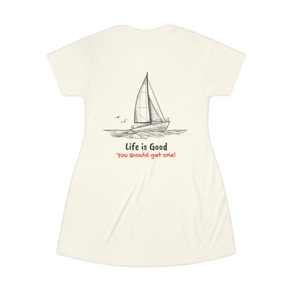 "Life Is Good" Dress Tee