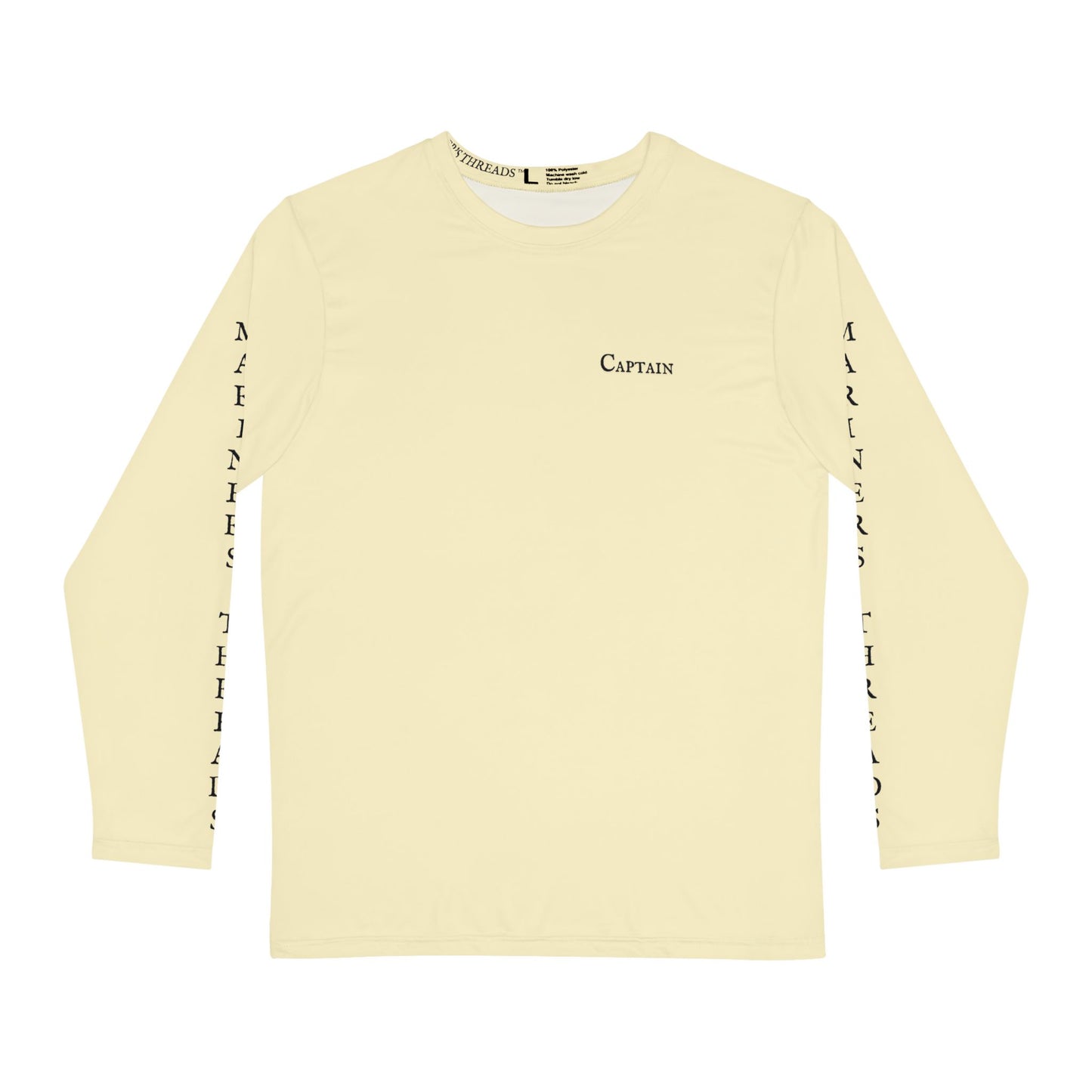 Captain - Long Sleeve Brushed Polyester Shirt (Lighthouse Glow)