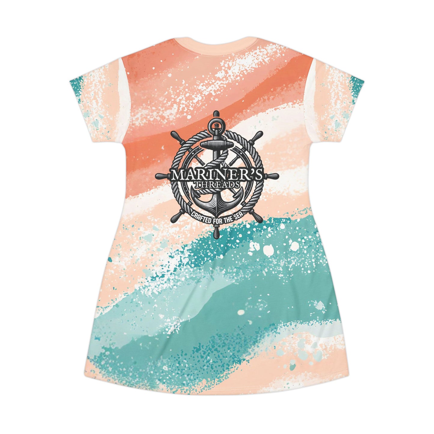 "Navigating Life, One Wave at a Time" Dress Tee