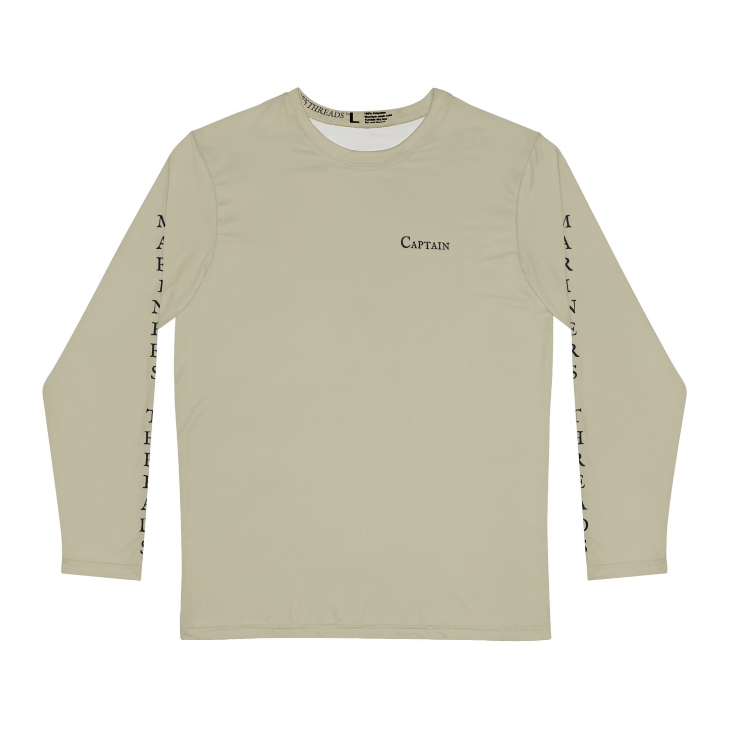 Captain - Long Sleeve Brushed Polyester Shirt (Dune Drift)