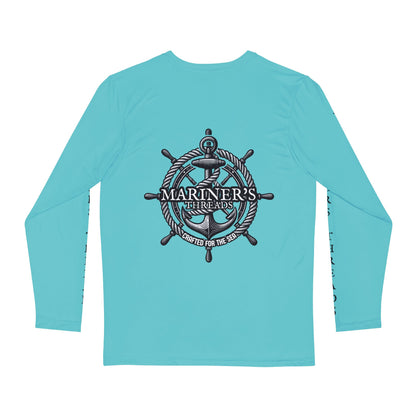 Captain - Long Sleeve Brushed Polyester Shirt (Tidal Teal)